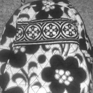 Vera Bradley Night Bag Black and White